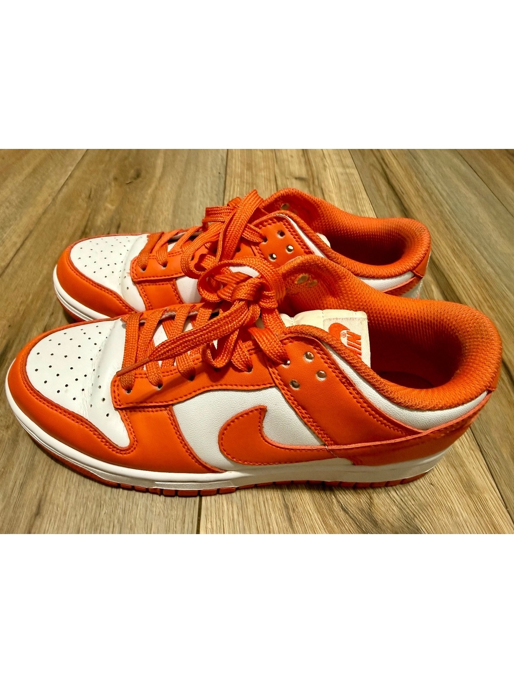 Nike Dunk Low Retro SP Syracuse Orange White CU1726-101 Men's 8, Womens 9.5. EUC